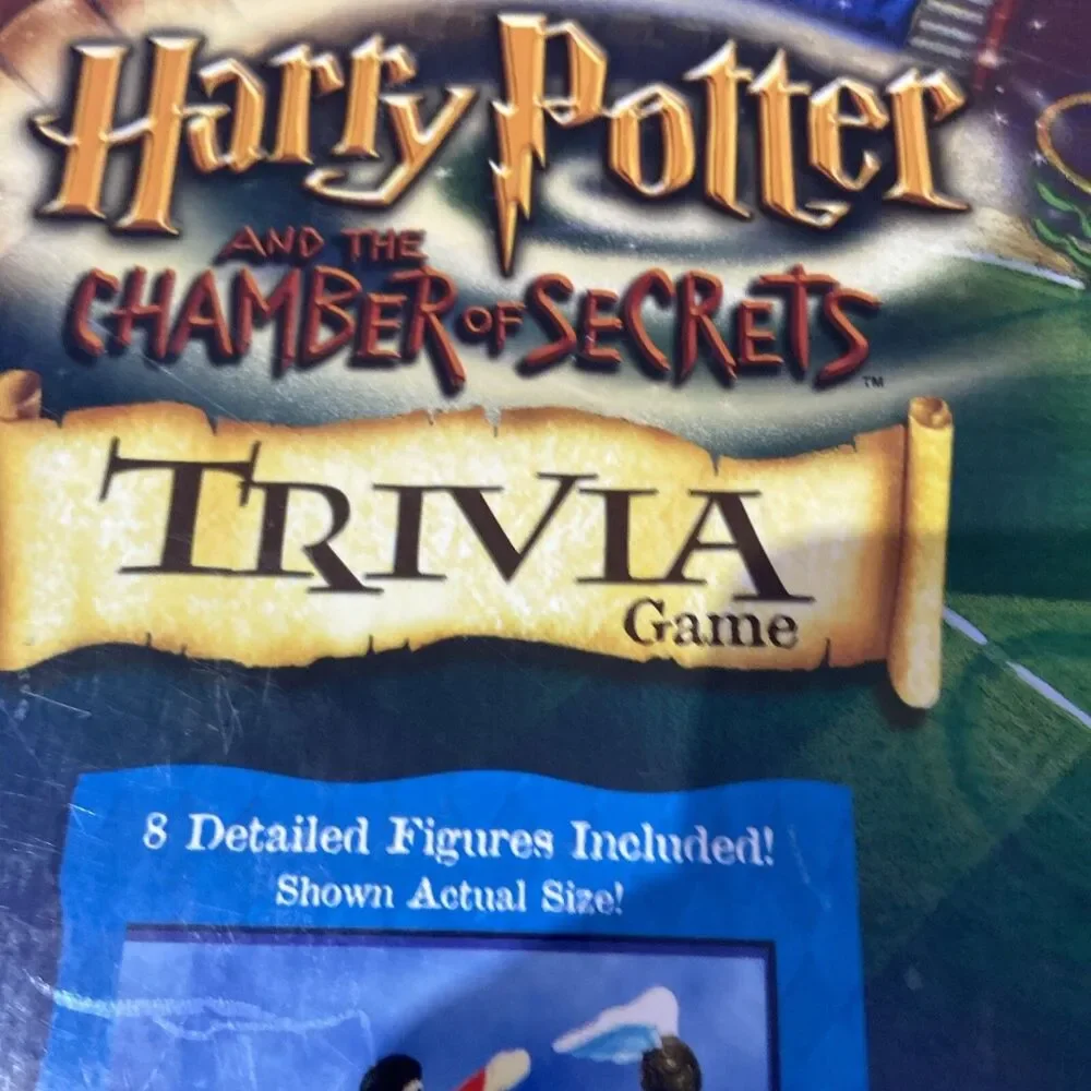 2002 mattel Harry Potter and the Chamber of Secrets Trivia Game complete